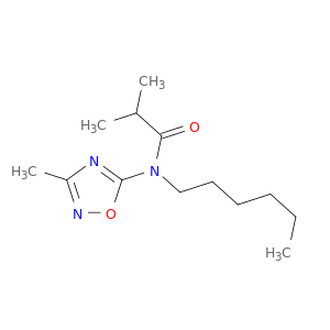 Propanamide, N-hexyl-2-methyl-N-(3-methyl-1,2,4-oxadiazol-5-yl)-