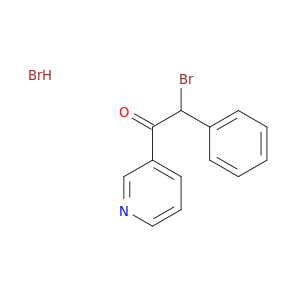 Ethanone, 2-bromo-2-phenyl-1-(3-pyridinyl)-, hydrobromide
