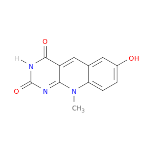 Pyrimido(4,5-b)quinoline-2,4(3H,10H)-dione, 7-hydroxy-10-methyl-