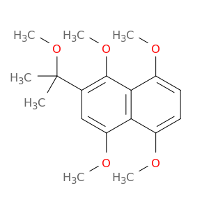 Naphthalene, 1,4,5,8-tetramethoxy-2-(1-methoxy-1-methylethyl)-