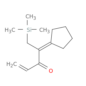 1-Penten-3-one, 4-cyclopentylidene-5-(trimethylsilyl)-