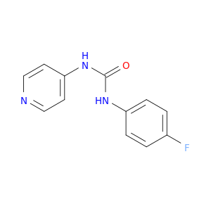 Urea, N-(4-fluorophenyl)-N'-4-pyridinyl-