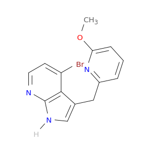 1H-Pyrrolo[2,3-b]pyridine, 4-bromo-3-[(6-methoxy-2-pyridinyl)methyl]-