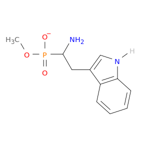 Phosphonic acid, [1-amino-2-(1H-indol-3-yl)ethyl]-, monomethyl ester