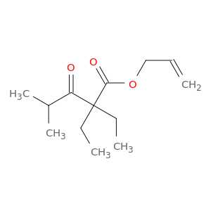 Pentanoic acid, 2,2-diethyl-4-methyl-3-oxo-, 2-propenyl ester
