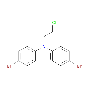 3,6-二溴-9-(2-氯乙基)-9H-咔唑