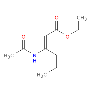 2-Hexenoic acid, 3-(acetylamino)-, ethyl ester, (2E)-