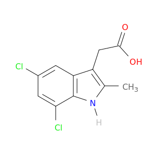 2-(5,7-二氯-2-甲基-1H-吲哚-3-基)乙酸
