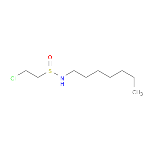 Ethanesulfinamide, 2-chloro-N-heptyl-