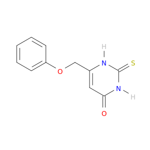 4(1H)-Pyrimidinone, 2,3-dihydro-6-(phenoxymethyl)-2-thioxo-