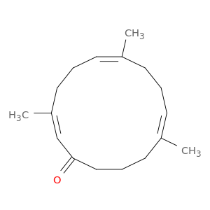 2,6,10-Cyclotetradecatrien-1-one, 3,7,11-trimethyl-, (E,E,E)-