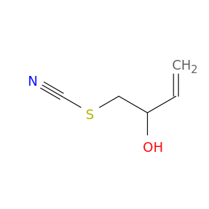 Thiocyanic acid,2-hydroxy-3-buten-1-yl ester