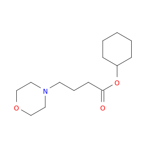 4-Morpholinebutanoic acid, cyclohexyl ester