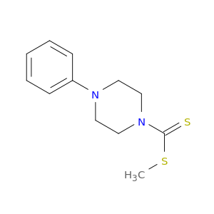 1-Piperazinecarbodithioic acid, 4-phenyl-, methyl ester