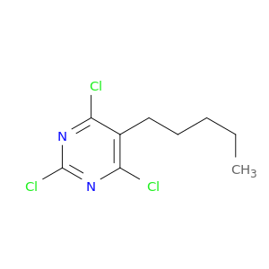 2,4,6-trichloro-5-pentyl-pyrimidine