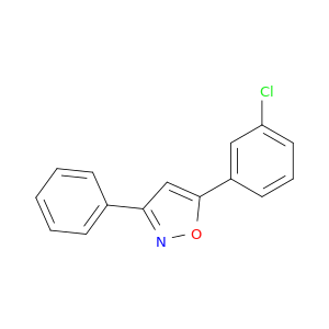 Isoxazole, 5-(3-chlorophenyl)-3-phenyl-
