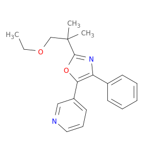 Pyridine, 3-[2-(2-ethoxy-1,1-dimethylethyl)-4-phenyl-5-oxazolyl]-