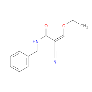 2-Propenamide, 2-cyano-3-ethoxy-N-(phenylmethyl)-, (Z)-