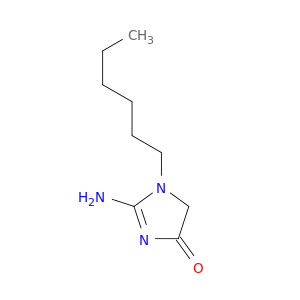 2-氨基-1-己基-1,5-二氢-4H-咪唑-4-one