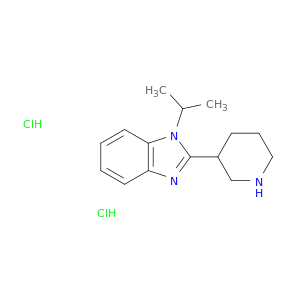 1H-苯并咪唑,1-(1-甲基乙基)-2-(3-哌啶基)-,盐酸盐(1：2)