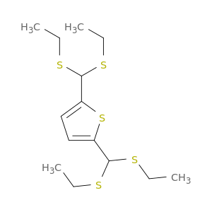Thiophene, 2,5-bis[bis(ethylthio)methyl]-