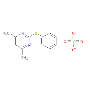 Pyrimido[2,1-b]benzothiazol-5-ium, 2,4-dimethyl-, perchlorate (1:1)