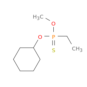 Phosphonothioic acid, ethyl-, O-cyclohexyl O-methyl ester