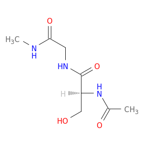 Glycinamide, N-acetyl-L-seryl-N-methyl-