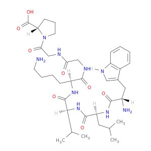 L-Proline, L-tryptophyl-L-leucyl-L-valyl-L-lysylglycylglycyl-