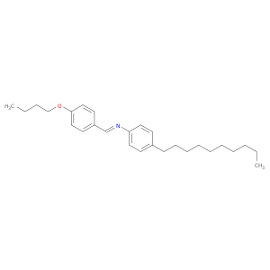 Benzenamine, N-[(4-butoxyphenyl)methylene]-4-decyl-, (E)-