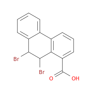 1-Phenanthrenecarboxylicacid, 9,10-dibromo-9,10-dihydro-