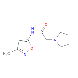 N-(3-METHYL-5-ISOXAZOLYL)-1-PYRROLIDINEACETAMIDE