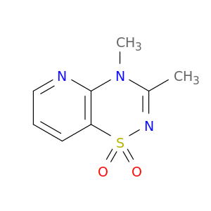 3,4-dimethyl-4h-pyrido[2,3-e][1,2,4]thiadiazine 1,1-dioxide