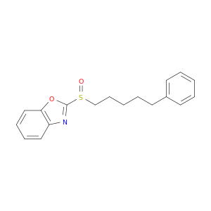 Benzoxazole, 2-[(5-phenylpentyl)sulfinyl]-