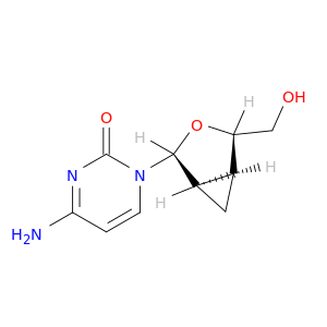 2(1H)-Pyrimidinone,4-amino-1-[4-(hydroxymethyl)-3-oxabicyclo[3.1.0]hex-2-yl]-, [1R-(1a,2b,4a,5a)]- (9CI)