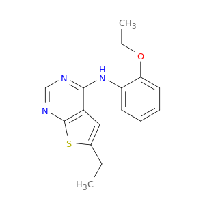 Thieno[2,3-d]pyrimidin-4-amine, N-(2-ethoxyphenyl)-6-ethyl-