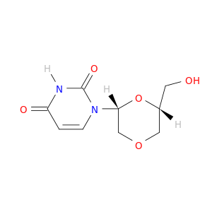 2,4(1H,3H)-Pyrimidinedione,1-[6-(hydroxymethyl)-1,4-dioxan-2-yl]-, (2R-cis)- (9CI)