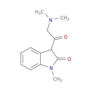2H-Indol-2-one,3-[2-(dimethylamino)acetyl]-1,3-dihydro-1-methyl-