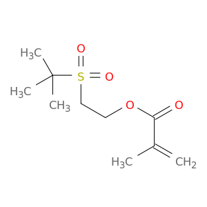 2-Propenoic acid, 2-methyl-, 2-[(1,1-dimethylethyl)sulfonyl]ethyl ester