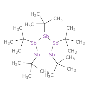Pentastibolane, pentakis(1,1-dimethylethyl)-