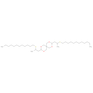 2,4,8,10-Tetraoxaspiro[5.5]undecane, 3,9-bis[2-(dodecylthio)propyl]-