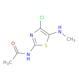 Acetamide, N-[4-chloro-5-(methylamino)-2-thiazolyl]-