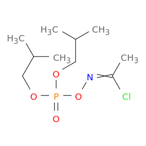 Ethanimidoyl chloride, N-[[bis(2-methylpropoxy)phosphinyl]oxy]-