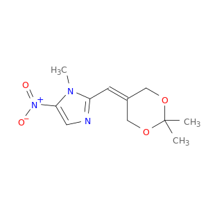 2-((2,2-DIMETHYL-1,3-DIOXAN-5-YLIDENE)METHYL)-1-METHYL-5-NITRO-1H-IMIDAZOLE