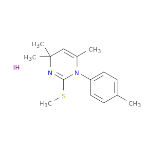 4,4,6-trimethyl-1-(4-methylphenyl)-2-methylsulfanyl-pyrimidine hydroiodide