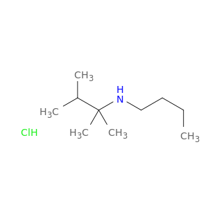 1-Butanamine, N-(1,1,2-trimethylpropyl)-, hydrochloride