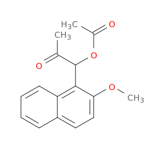 2-Propanone, 1-(acetyloxy)-1-(2-methoxy-1-naphthalenyl)-