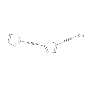 Thiophene, 2-(1-propynyl)-5-(2-thienylethynyl)-