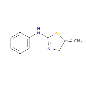 2-Selenazolamine, 4,5-dihydro-5-methylene-N-phenyl-