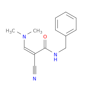 2-Propenamide, 2-cyano-3-(dimethylamino)-N-(phenylmethyl)-, (Z)-
